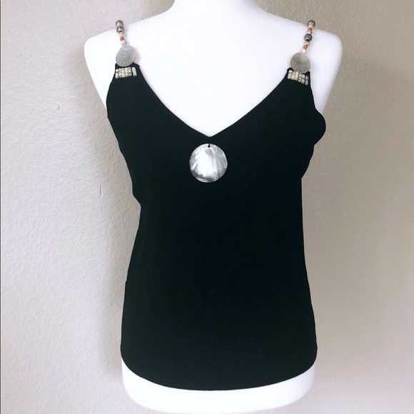 Ziani Couture Tops - NWT BLACK SLEEVELESS TOP